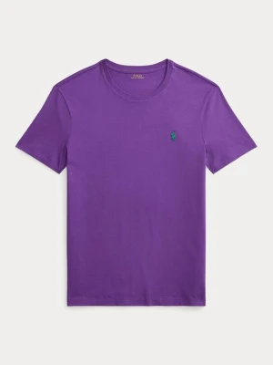 T-shirt basic Polo Ralph Lauren ciemnofioletowy