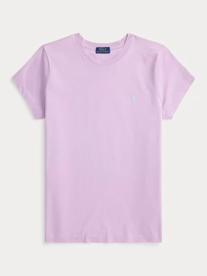T-shirt basic Polo Ralph Lauren fioletowy