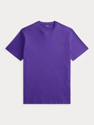 T-shirt basic Polo Ralph Lauren fioletowy