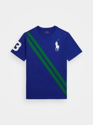 T-shirt basic Polo Ralph Lauren niebieski