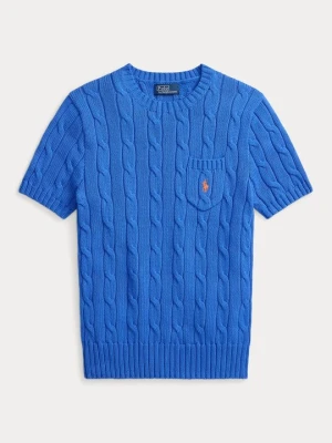 T-shirt basic Polo Ralph Lauren niebieski