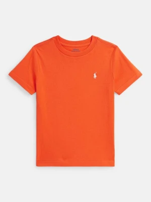 T-shirt basic Polo Ralph Lauren pomarańczowy