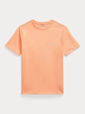 T-shirt basic Polo Ralph Lauren pomarańczowy