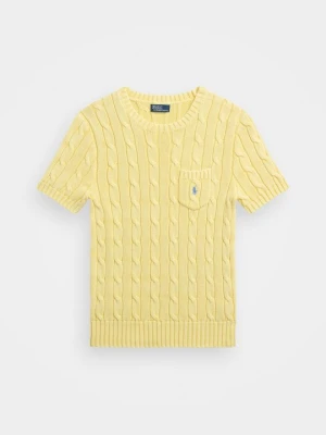 T-shirt basic Polo Ralph Lauren żółty