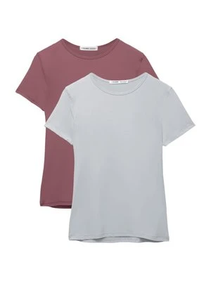 T-shirt basic PULL&BEAR szary
