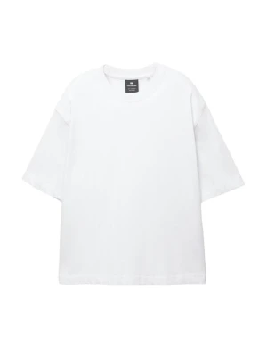 T-shirt basic PULL&BEAR biały