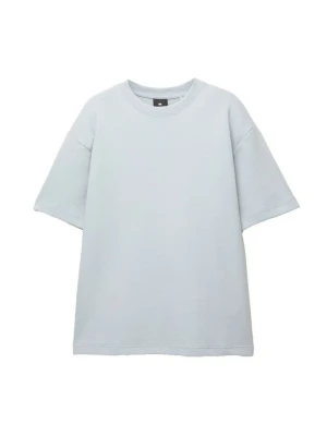 T-shirt basic PULL&BEAR jasnoniebieski