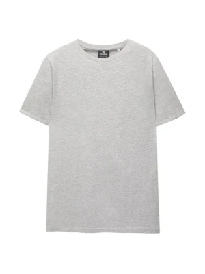 T-shirt basic PULL&BEAR jasnoszary