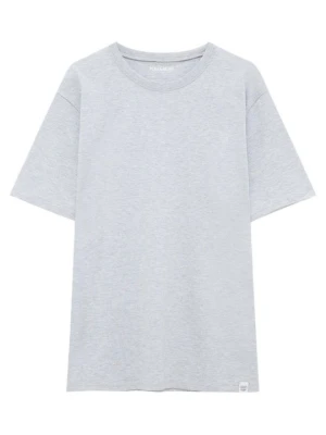 T-shirt basic PULL&BEAR jasnoszary