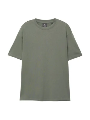 T-shirt basic PULL&BEAR zielony