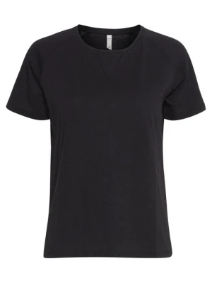 T-shirt basic PULZ czarny