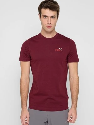 T-shirt basic Puma ciemnoczerwony