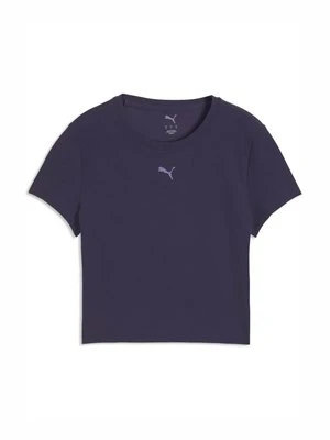 T-shirt basic Puma fioletowy