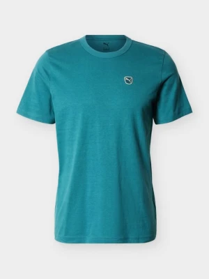 T-shirt basic Puma zielony