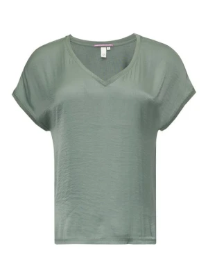 T-shirt basic QS ciemnozielony