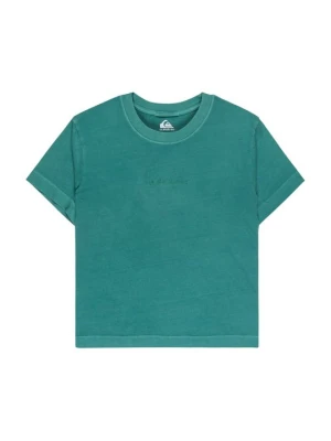 T-shirt basic Quiksilver zielony
