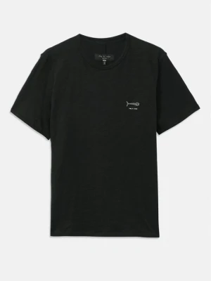 T-shirt basic rag & bone czarny
