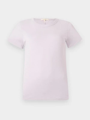T-shirt basic rag & bone liliowy