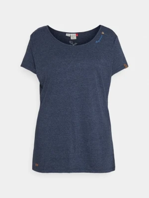 T-shirt basic Ragwear granatowy