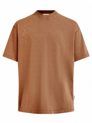 T-shirt basic Redefined Rebel wielbłądzi