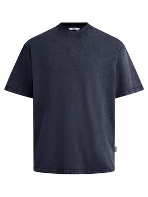 T-shirt basic Redefined Rebel granatowy