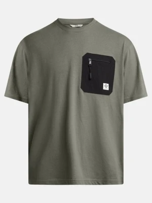 T-shirt basic Redefined Rebel ciemnozielony
