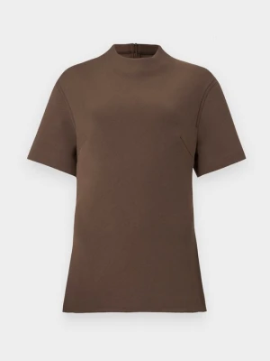 T-shirt basic Remain brązowy