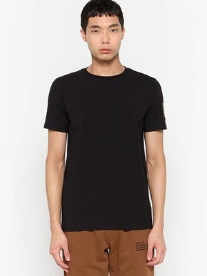 T-shirt basic Replay czarny