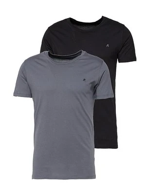 T-shirt basic Replay szary
