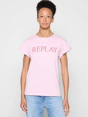 Zdjęcie produktu T-shirt basic Replay morelowy