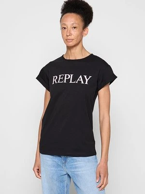 Zdjęcie produktu T-shirt basic Replay czarny