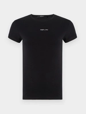 T-shirt basic Replay czarny