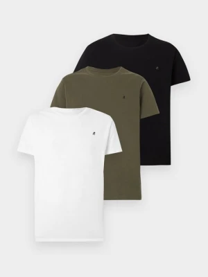 T-shirt basic Replay biały