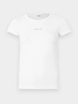 T-shirt basic Replay biały