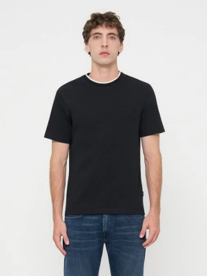 T-shirt basic Replay czarny