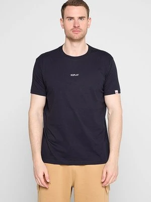 Zdjęcie produktu T-shirt basic Replay granatowy