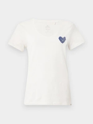 T-shirt basic Rip Curl beżowy