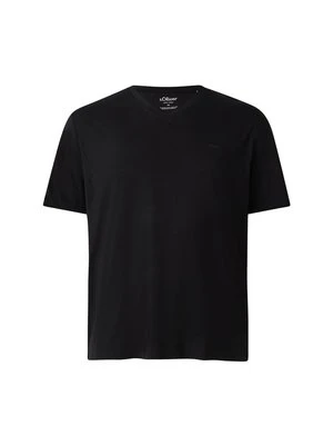 T-shirt basic s.Oliver czarny