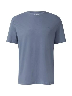 T-shirt basic s.Oliver niebieski