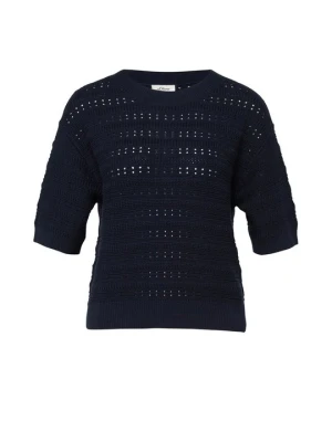 T-shirt basic s.Oliver granatowy