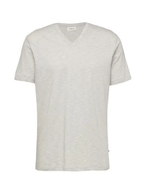 T-shirt basic s.Oliver mleczny