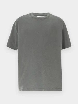 T-shirt basic Samsøe Samsøe ciemnozielony