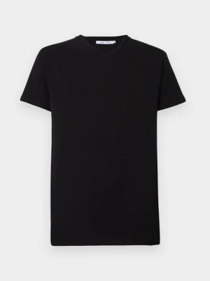 T-shirt basic Samsøe Samsøe czarny