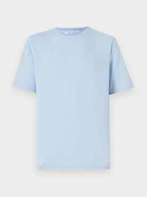 T-shirt basic Samsøe Samsøe jasnoniebieski
