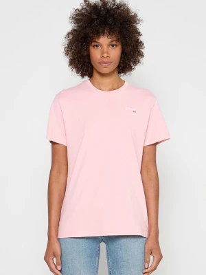 T-shirt basic Schott różowy