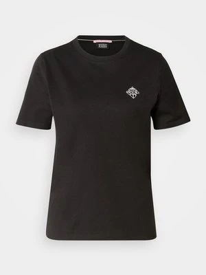 T-shirt basic Scotch & Soda czarny
