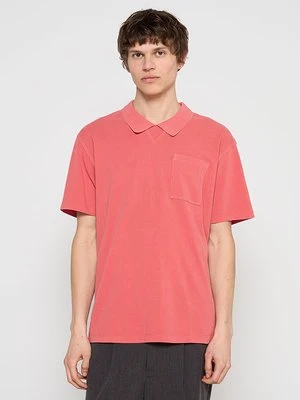 T-shirt basic Scotch & Soda czerwony