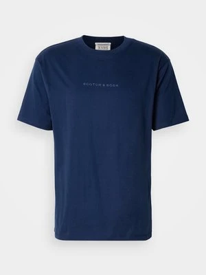 Zdjęcie produktu T-shirt basic Scotch & Soda granatowy