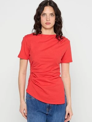T-shirt basic Scotch & Soda czerwony