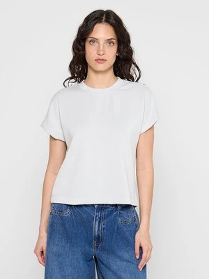 T-shirt basic Scotch & Soda jasnoszary